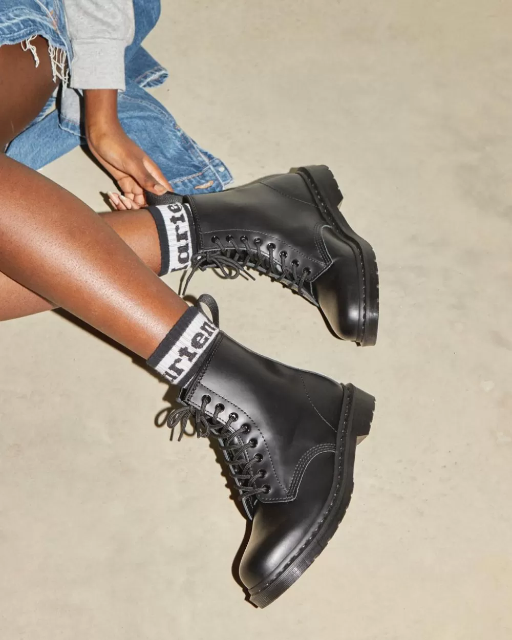 1460 Mono Leather Lace Up -Maiharit*Dr. Martens Discount