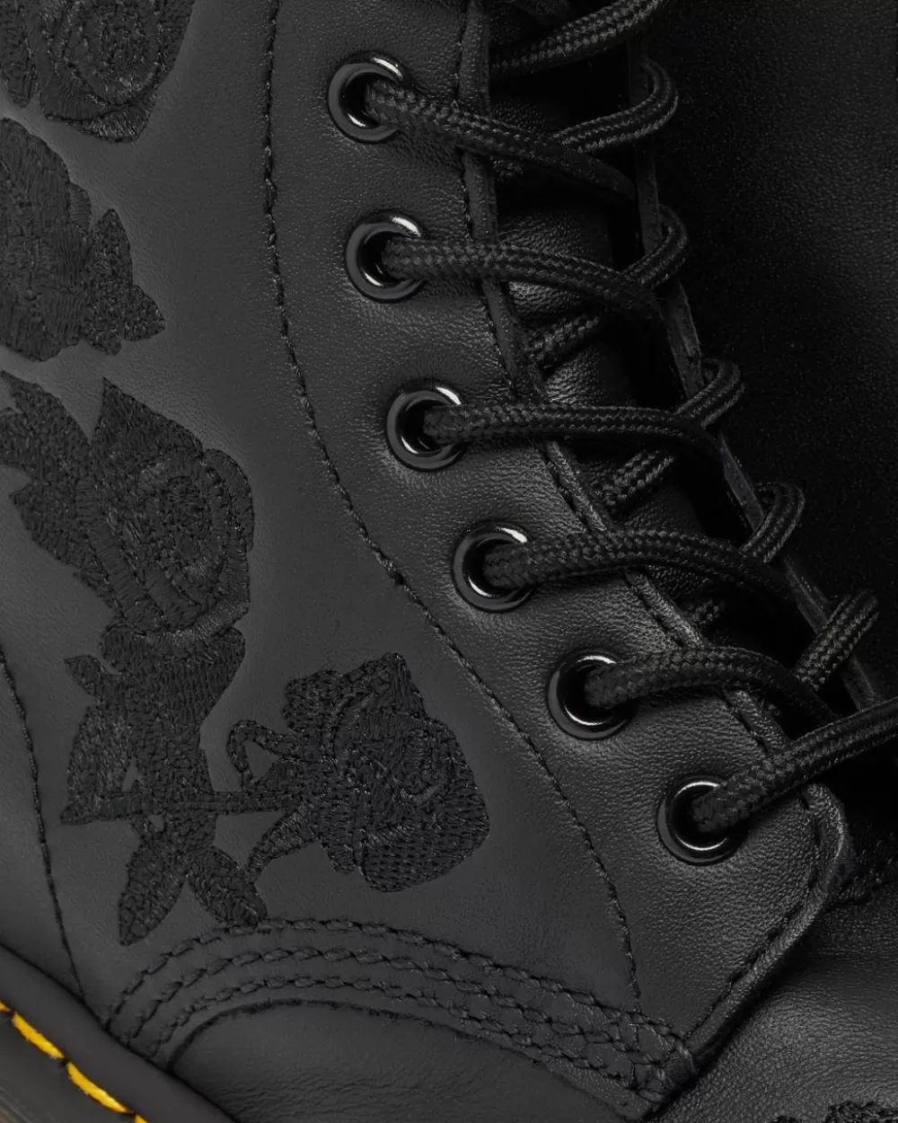 1460 Vonda Mono Floral Rose Leather Lace Up -Maiharit*Dr. Martens Sale