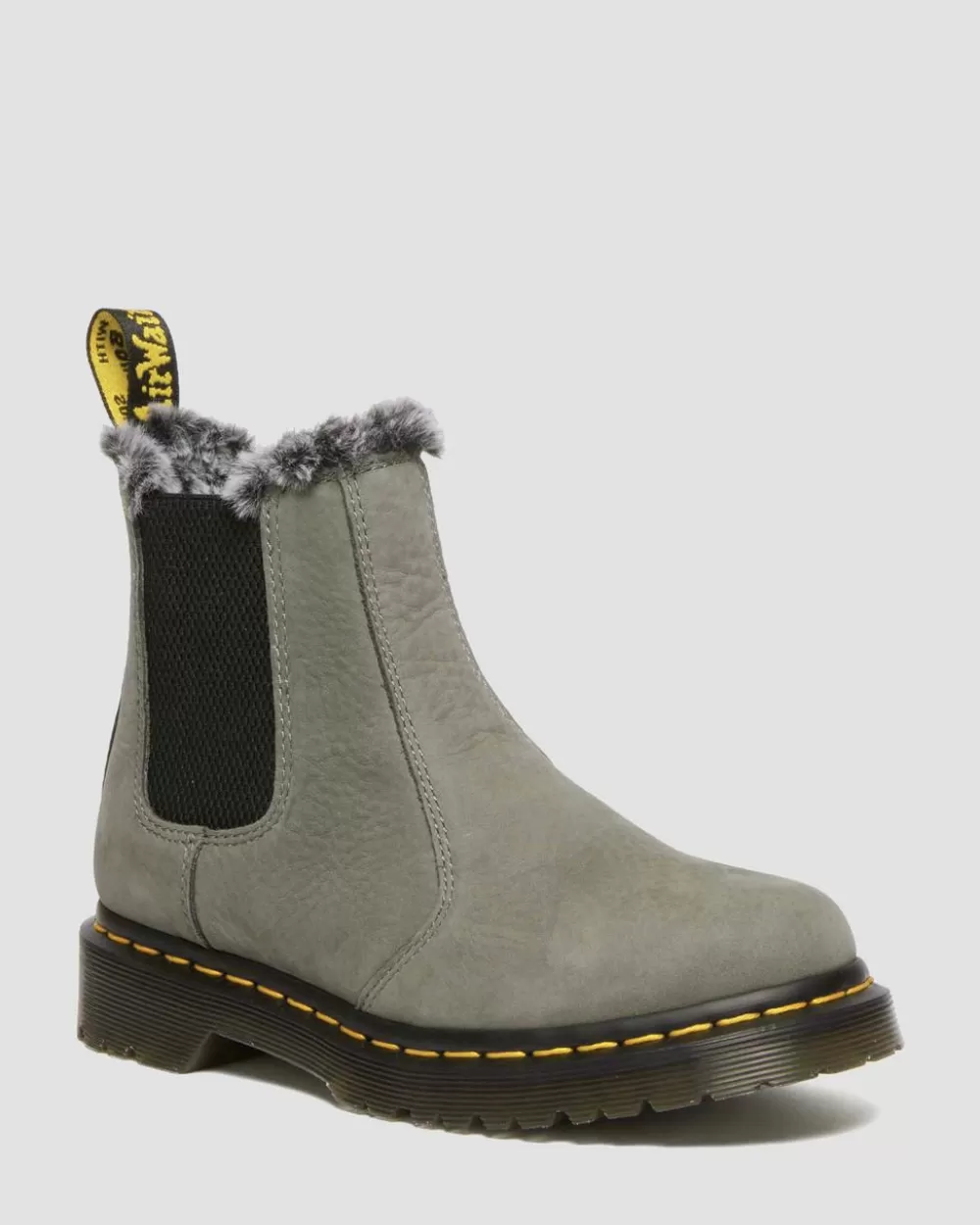 2976 Leonore Faux Fur Lined Nubuck Chelsea -Bootsit*Dr. Martens Best