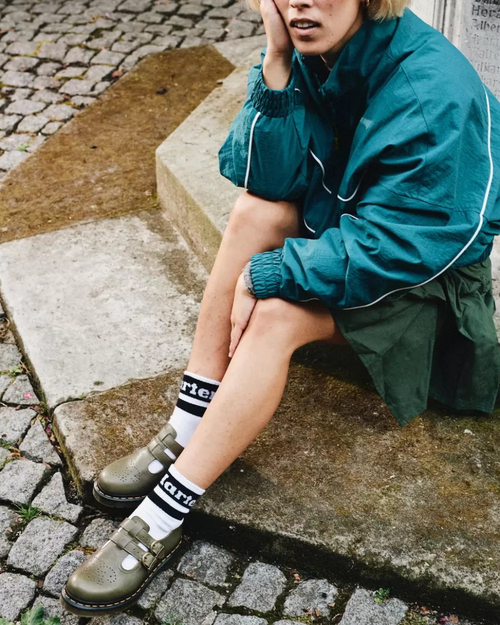 8065 Mary Jane Carrara Leather -Kengät*Dr. Martens Best