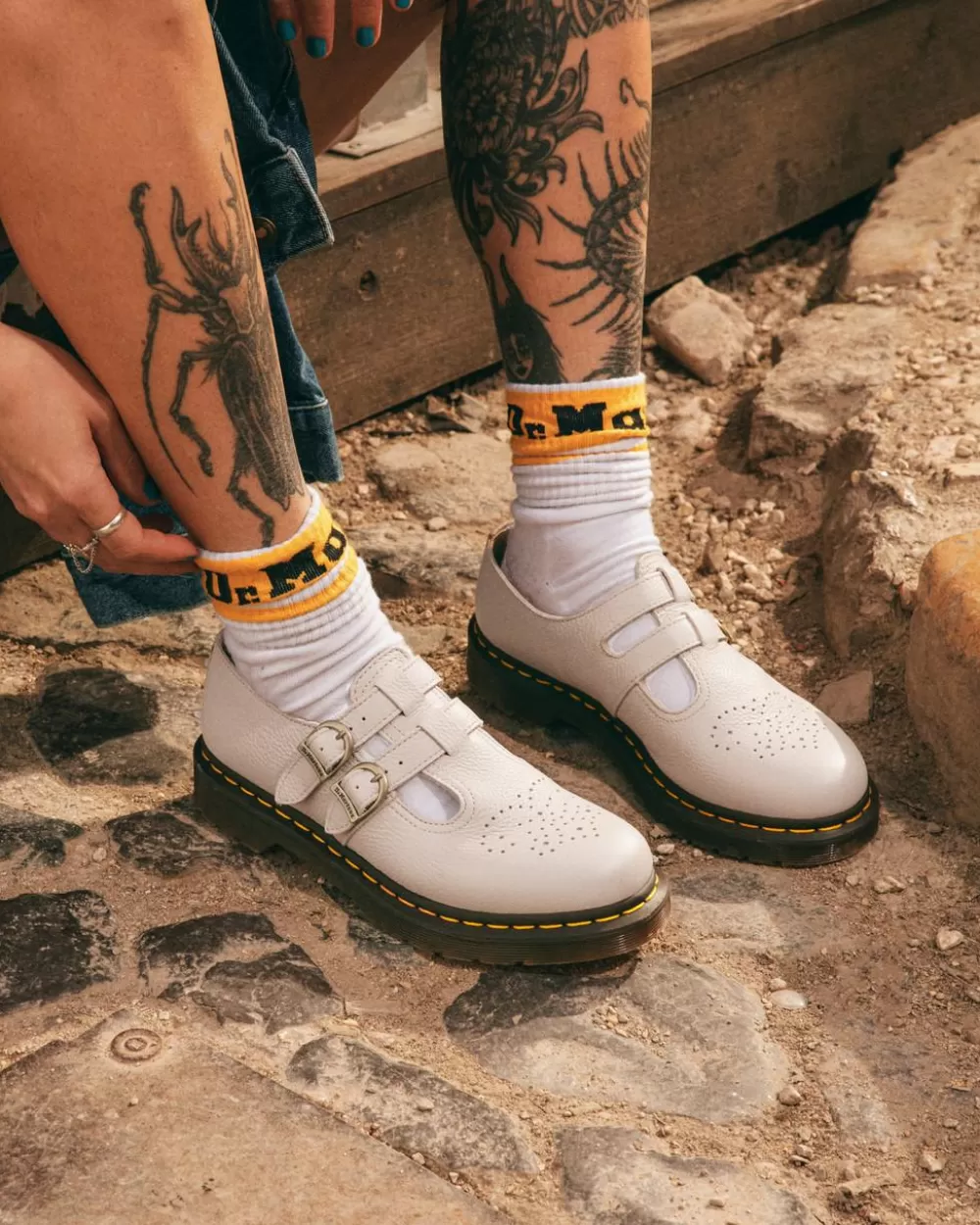8065 Virginia Leather Mary Jane -Kengät*Dr. Martens Outlet