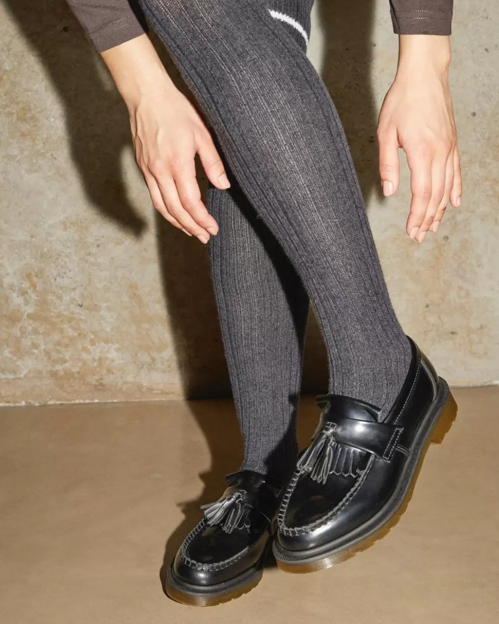 Adrian Smooth Leather Tassel -Loaferit*Dr. Martens Best Sale