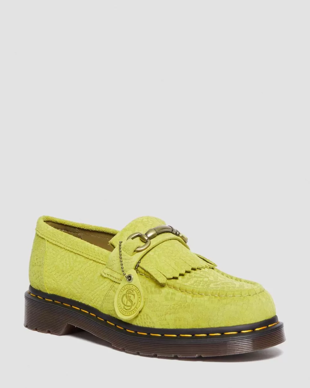 Adrian Snaffle Repello Emboss Suede Kiltie Loafers*Dr. Martens Clearance