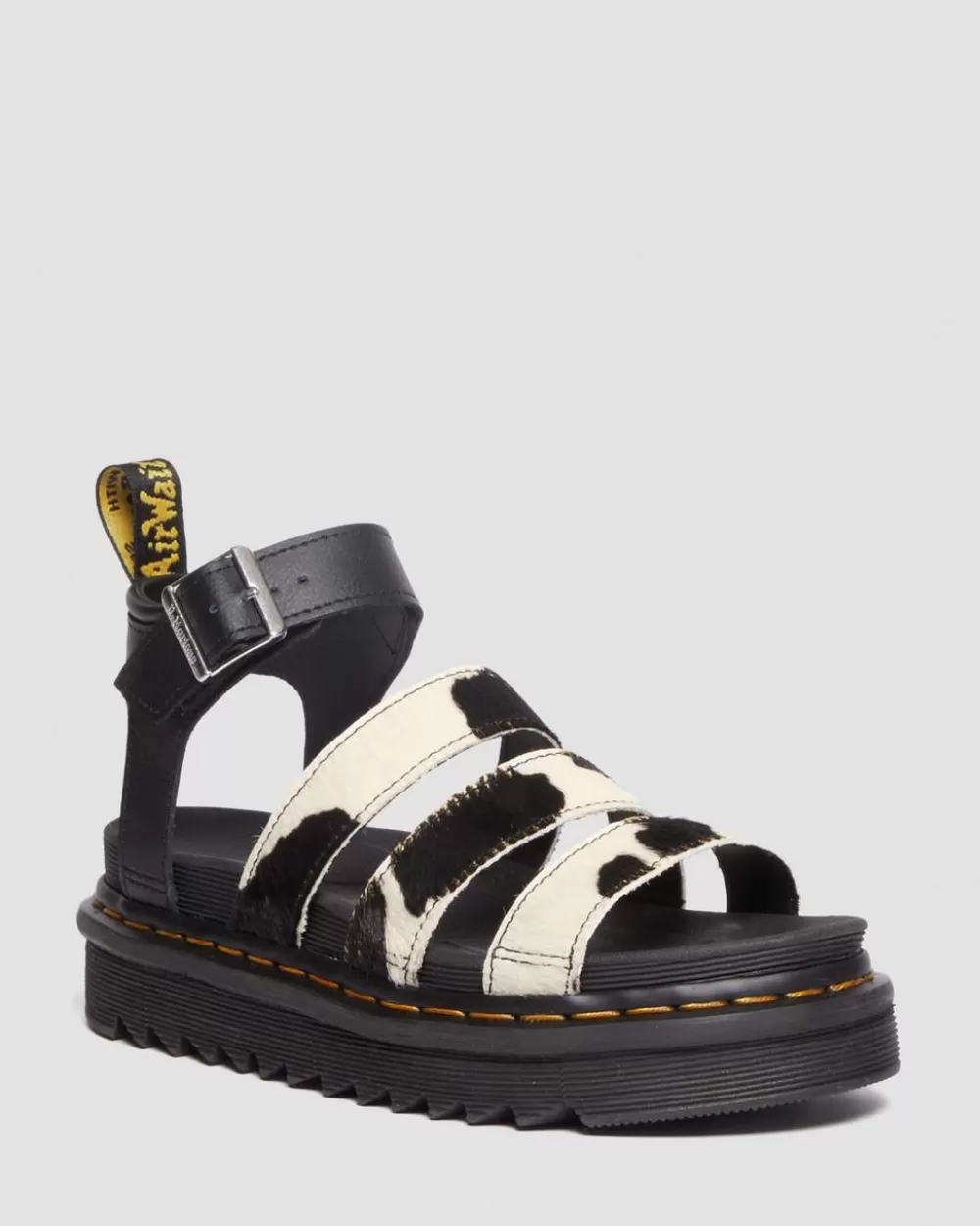 Blaire Hair-On Cow Print Sandals*Dr. Martens Online