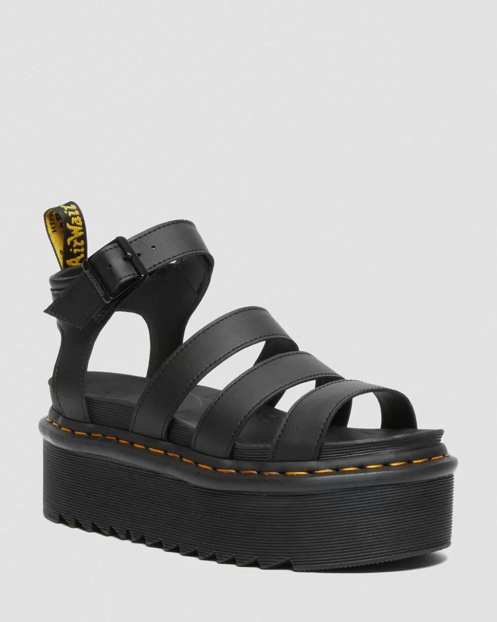 Blaire Quad Hydro Leather Platform Gladiator Sandals*Dr. Martens Cheap