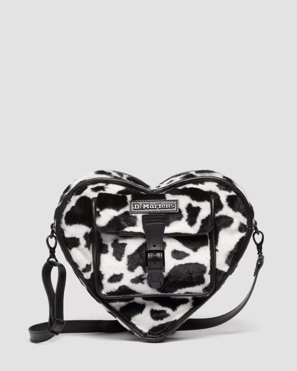 Cow Print Heart Shaped -Laukku*Dr. Martens Sale