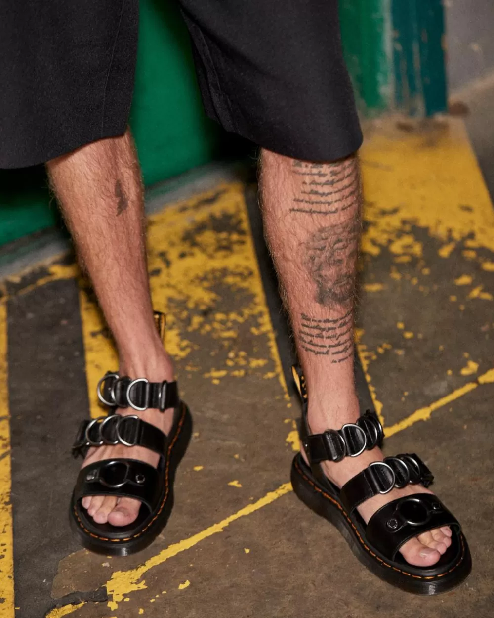 Gryphon Alternative Brando Leather Strap -Sandaalit*Dr. Martens Flash Sale