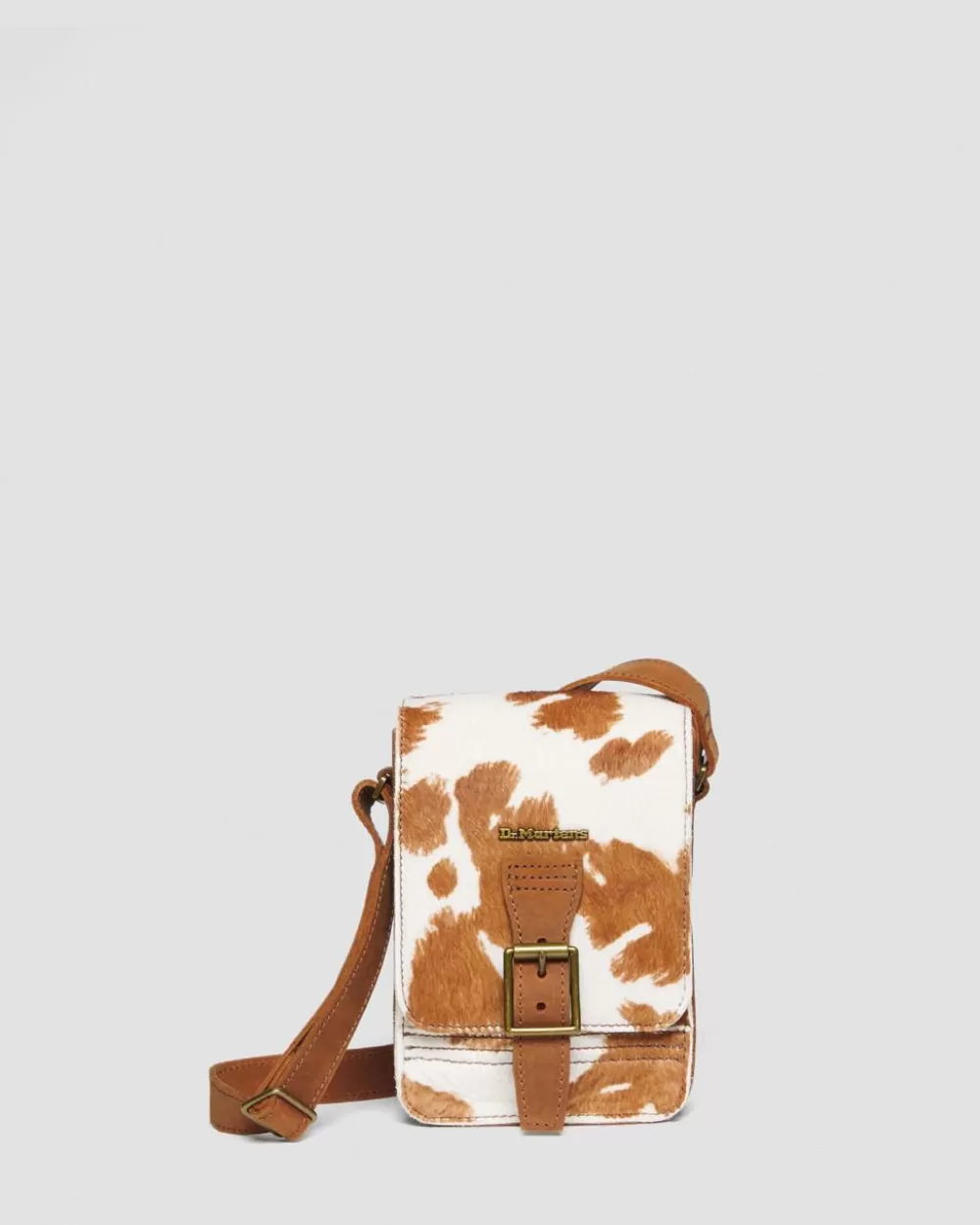 Hair-On Cow Print Vertical Crossbody -Laukku*Dr. Martens Shop