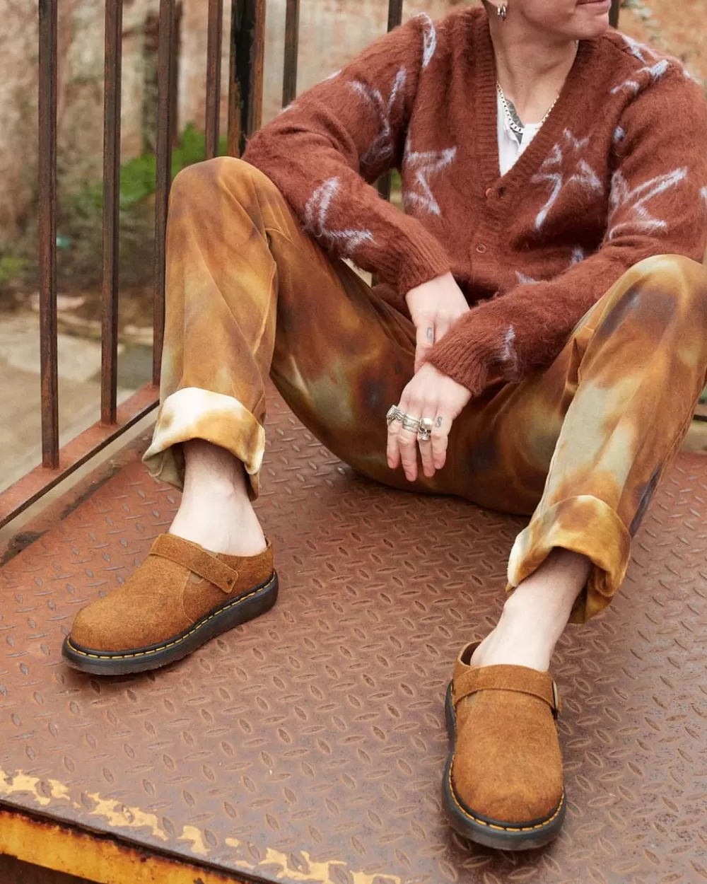 Isham Marbled Suede Slingback -Lipokkaat*Dr. Martens Online