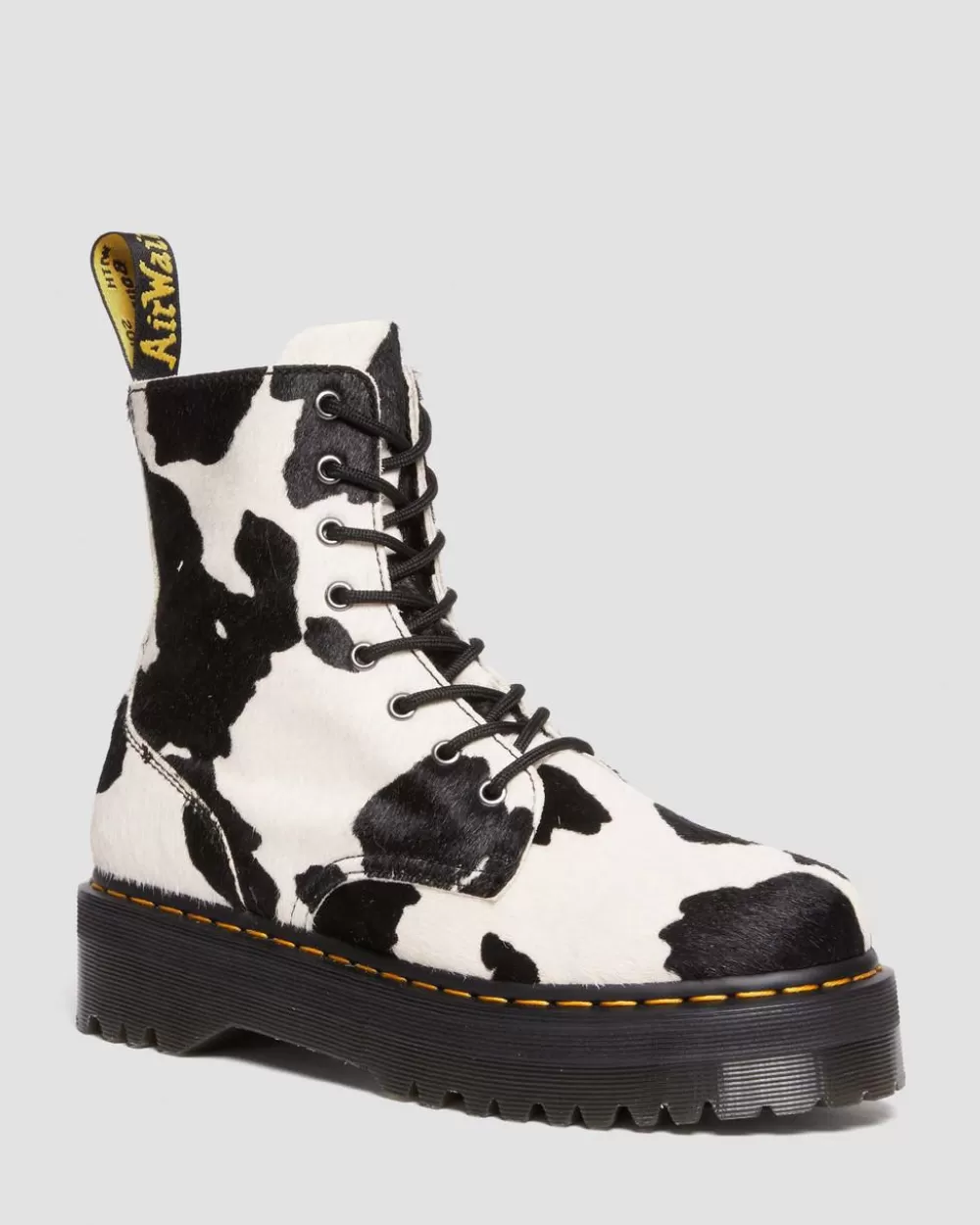 Jadon Hair-On Cow Print Platform -Maiharit*Dr. Martens Clearance