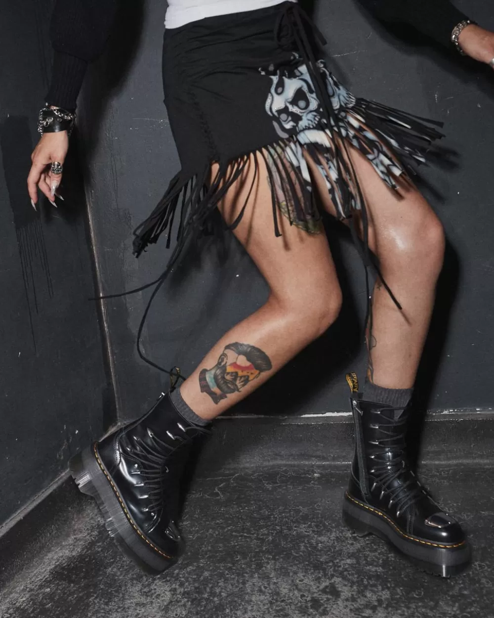 Jadon Hi Ltt Max Leather Platform -Bootsit*Dr. Martens Fashion