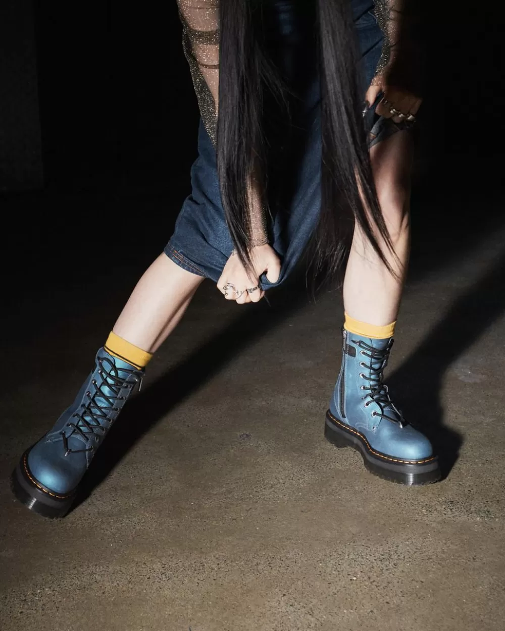 Jadon Ii Hardware Leather Platform -Maiharit*Dr. Martens Outlet