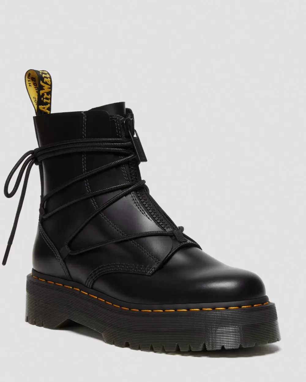 Jarrick Ii Laced -Nahkaplatformit*Dr. Martens Cheap