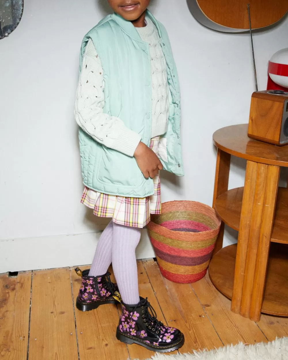 Junior 1460 Floral Patent -Maiharit*Dr. Martens Outlet