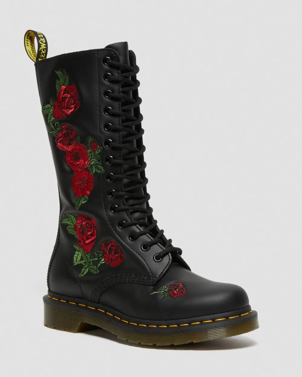 Nahkaiset 1914 Vonda Floral Rose Lace Up -Maiharit*Dr. Martens Cheap