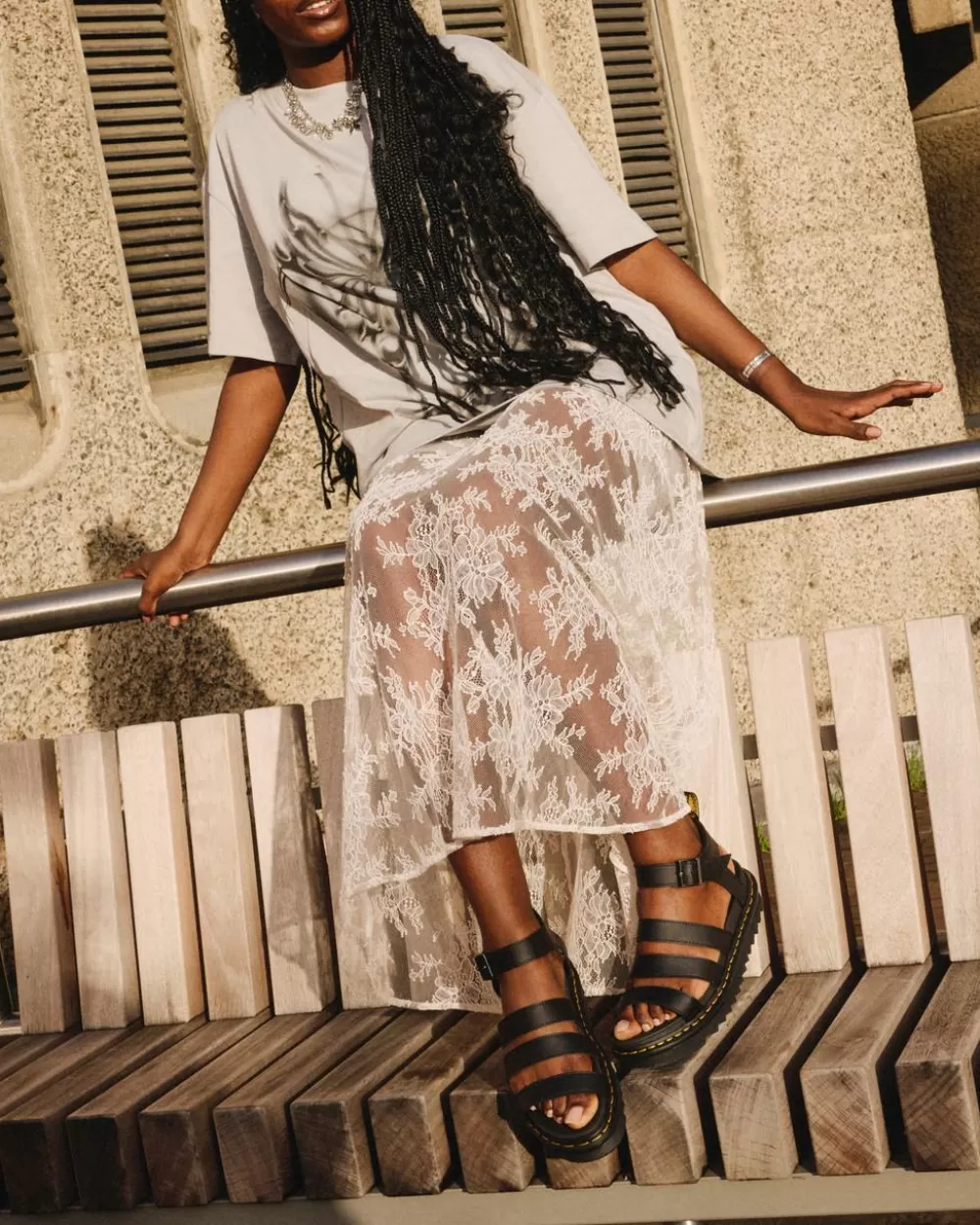 Nahkaiset Blaire Hydro Strap -Sandaalit*Dr. Martens Fashion