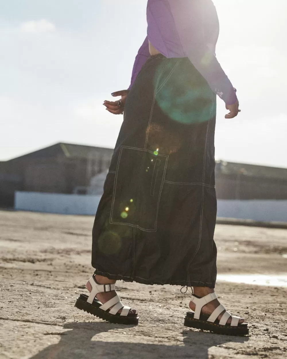 Nahkaiset Blaire Pisa Strap Platform -Sandaalit*Dr. Martens Outlet