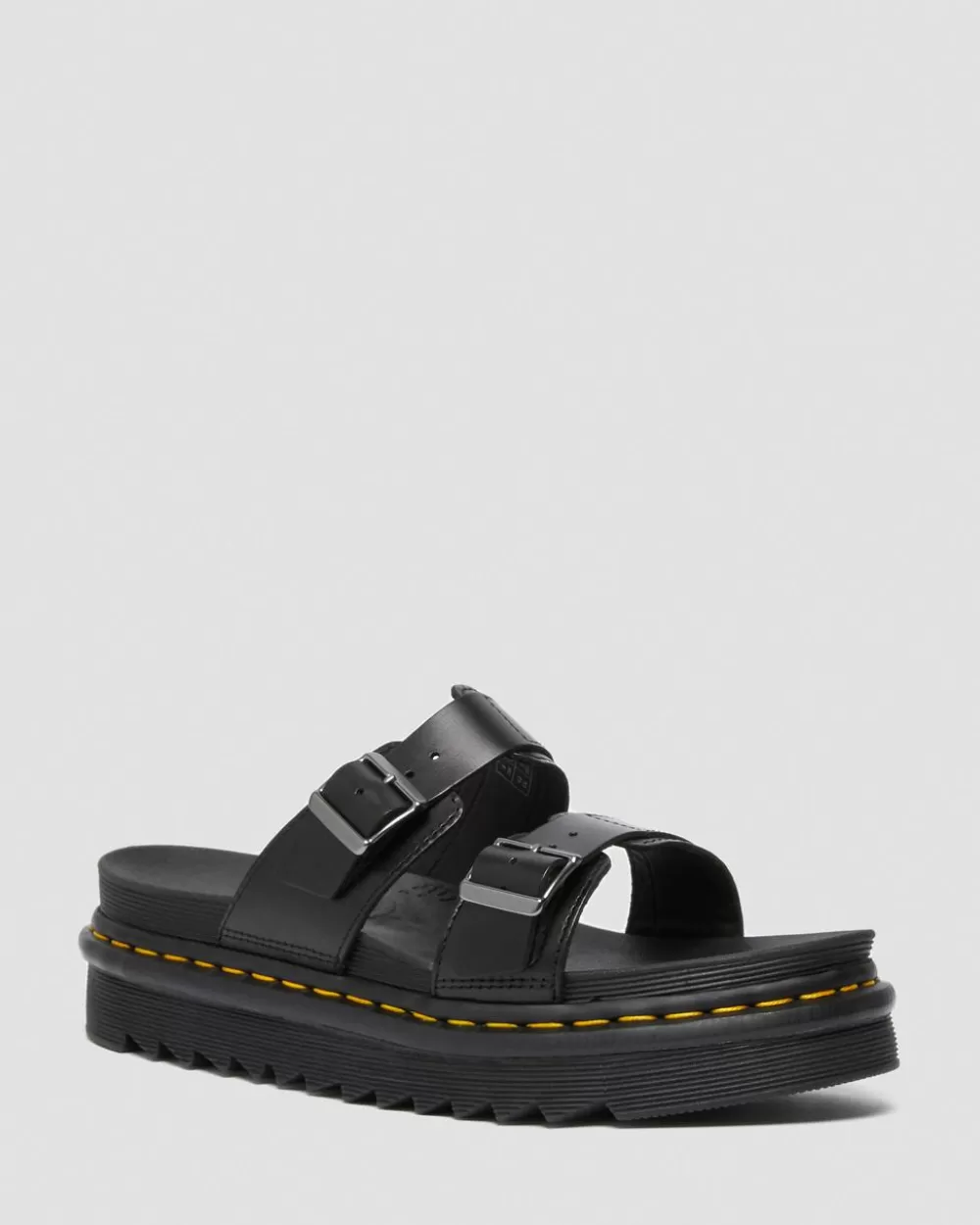 Nahkaiset Myles Brando Buckle Slide -Sandaalit*Dr. Martens Store