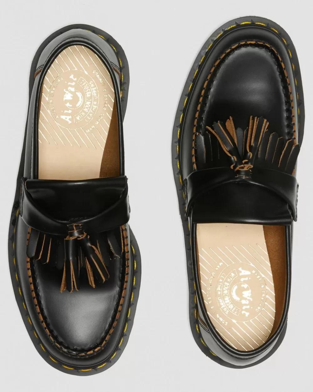 Nahkaiset Vintage Made In England Quilon Tassel -Loaferit*Dr. Martens Hot