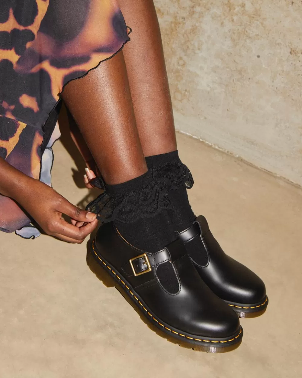Polley Smooth Leather Mary Jane -Kengät*Dr. Martens Cheap
