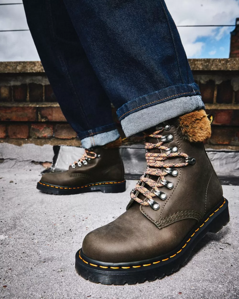 Tekoturkisvuoratut 1460 Serena Collar -Nilkkurit*Dr. Martens Flash Sale