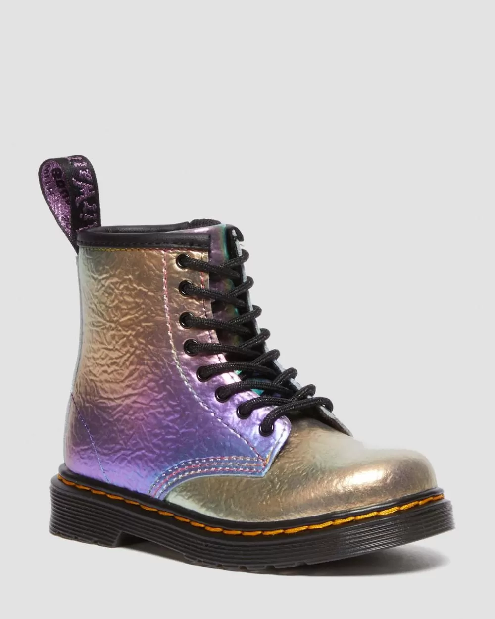 Toddler 1460 Rainbow Crinkle Leather Lace Up -Maiharit*Dr. Martens Hot