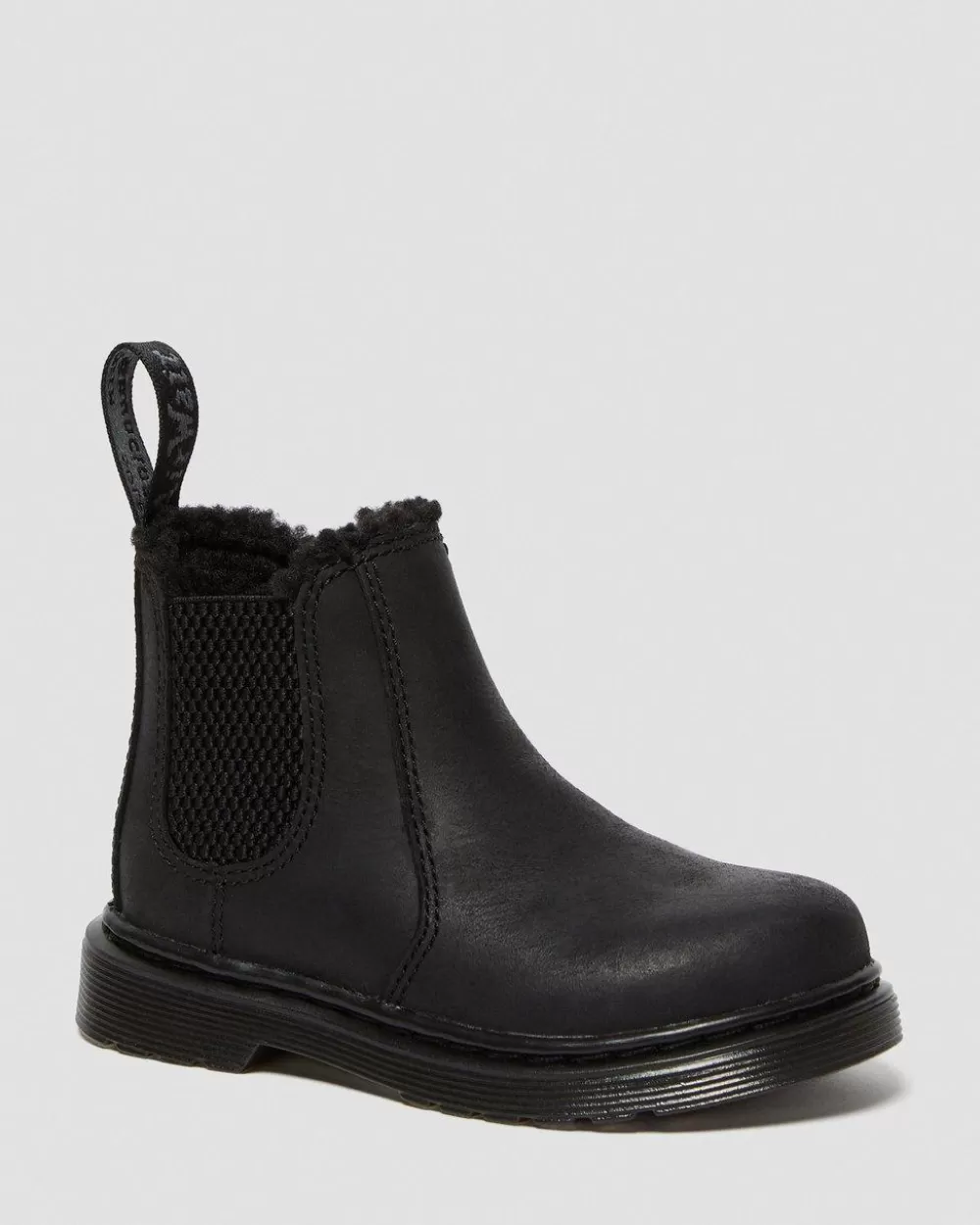 Toddler 2976 Leonore Faux Fur Lined Chelsea -Bootsit*Dr. Martens Discount