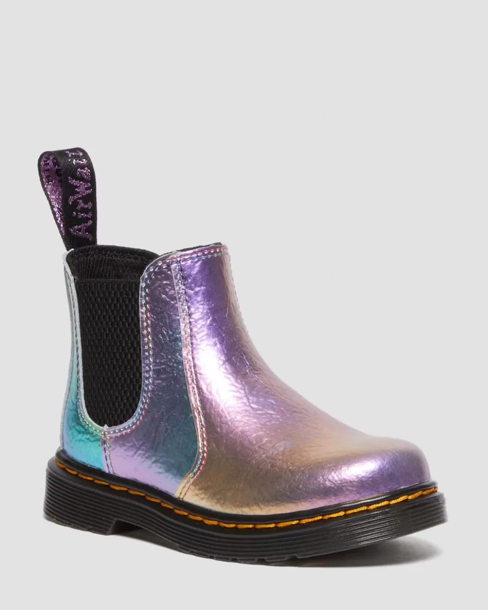 Toddler 2976 Rainbow Crinkle Leather Chelsea -Bootsit*Dr. Martens Outlet