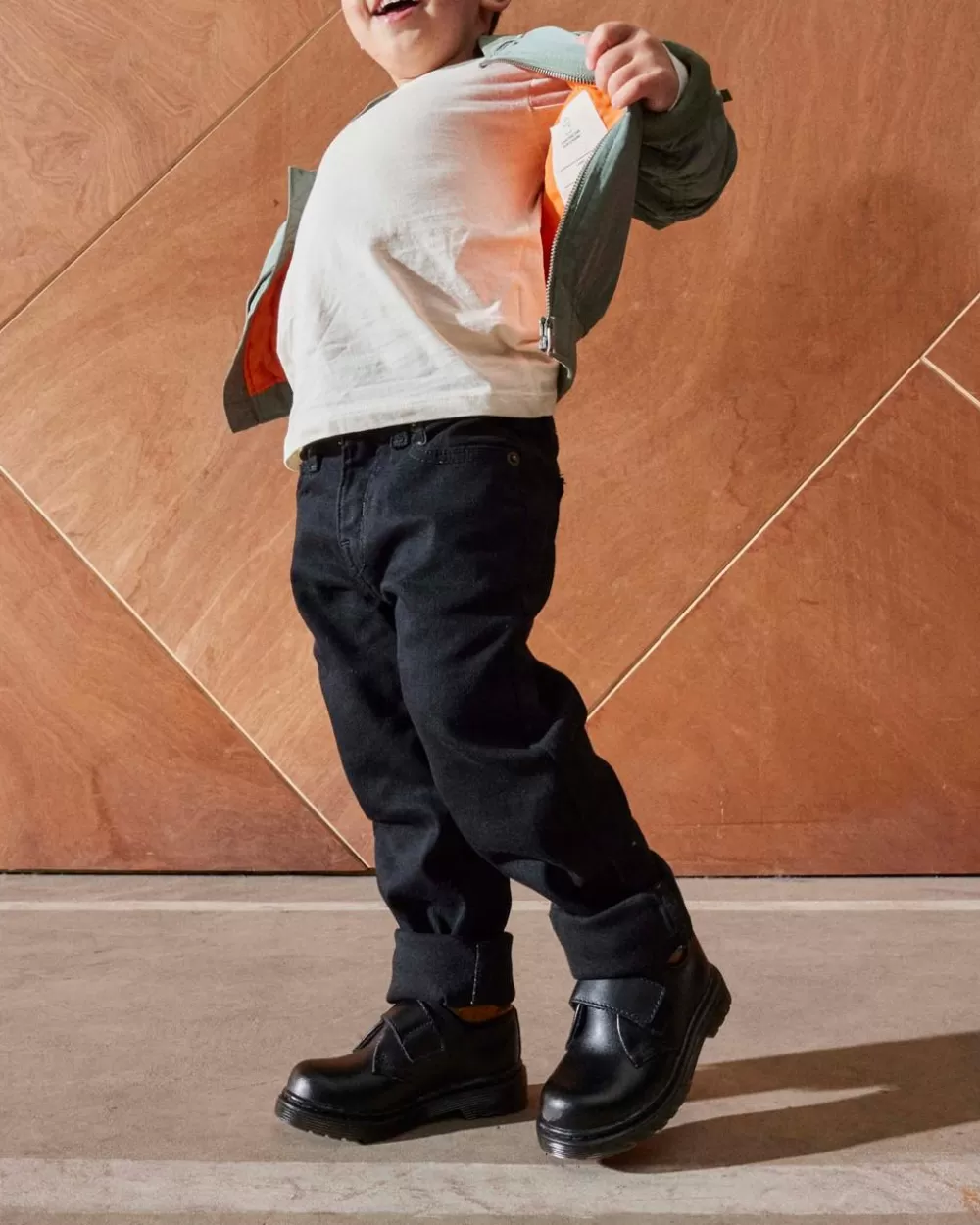 Toddler Kamron Leather Strap Velcro Oxford -Kengät*Dr. Martens Store